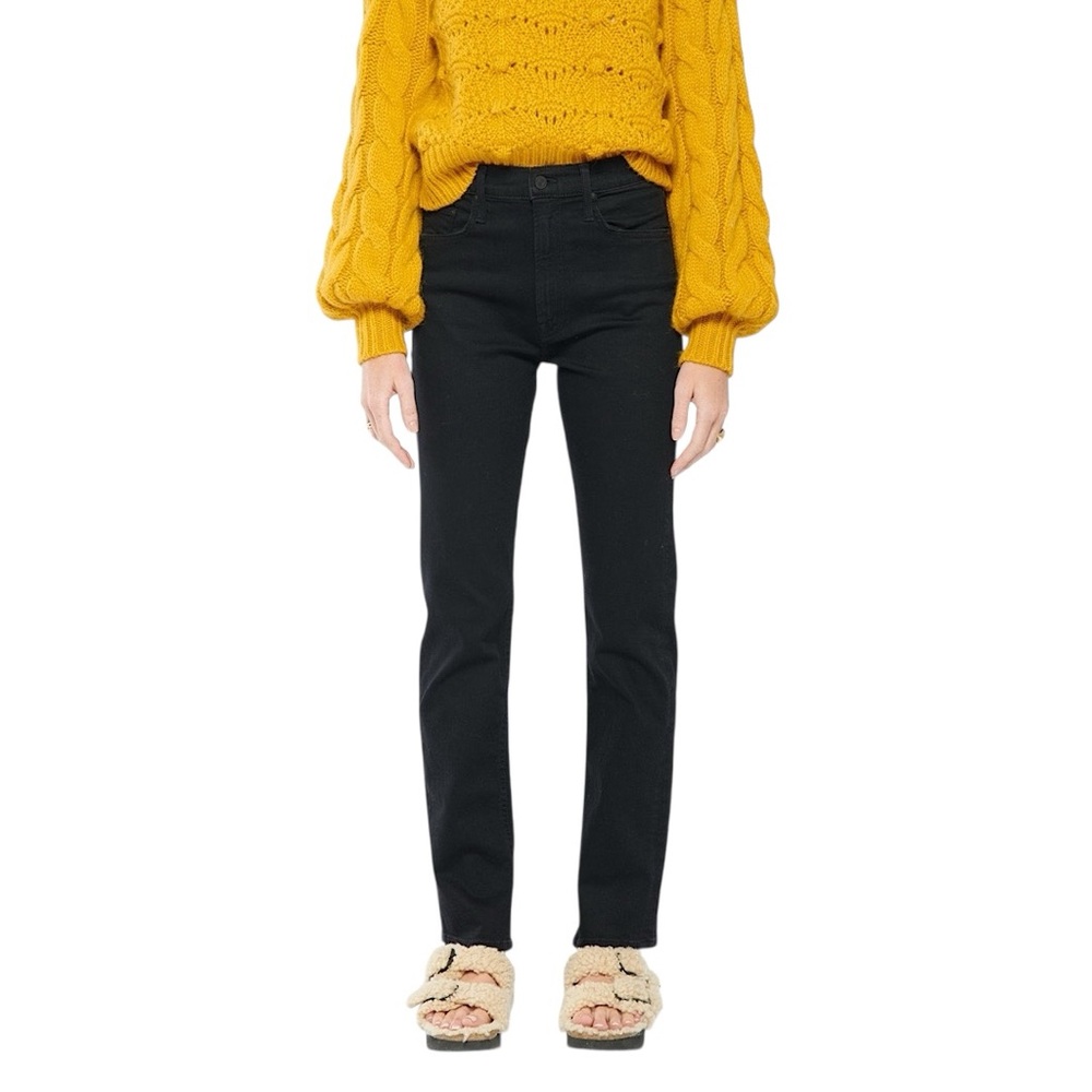MOTHER High Rise Dark Jeans